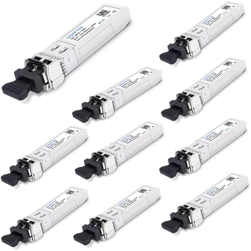 4Pack 10GBASE-T SFP+ to RJ45 Copper Module Mini-GBIC Transceiver for Cisco SFP-10G-T-S, Ubiquiti UF-RJ45-10G , Netgear, Mikrotik, D-Link, Supermicro, TP-Link, Linksys, CAT6A/CAT7, up to 100FT(30M)|B08P4MJ36T