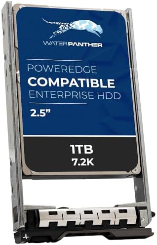 Dell 1TB 7.2K RPM SAS 12Gb/s 2.5" HDD for Dell PowerEdge Servers | Enterprise Hard Drive in G13 Tray | Comparable to 56M6W 056M6W 400-ALUN 400-AIYX 7K71G 07K71G 400-ALUQ CFMWR|B07ZQTHP94