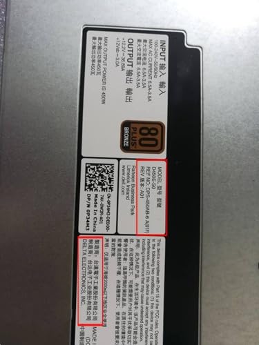 D450E-S0 AC450E-S1 for R430 R440 450W Server Power Supply