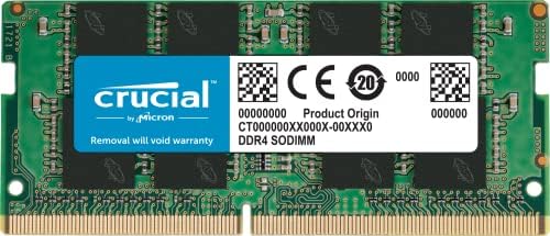 Crucial 16GB DDR4 RAM, 3200MHz CL22 (or 2933MHz or 2666MHz) Laptop Memory, SODIMM 260-Pin, Compatible with 13th Gen Intel Core and AMD Ryzen 7000 - CT16G4SFRA32A|B08C511GQH