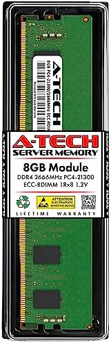 A-Tech 8GB Kit (2x4GB) DDR4 2133MHz PC4-17000 ECC RDIMM 1Rx8 Single Rank 1.2V ECC Registered DIMM 288-Pin Server & Workstation RAM Memory Upgrade Modules (A-Tech Enterprise Series)|B0DYKYPT2W