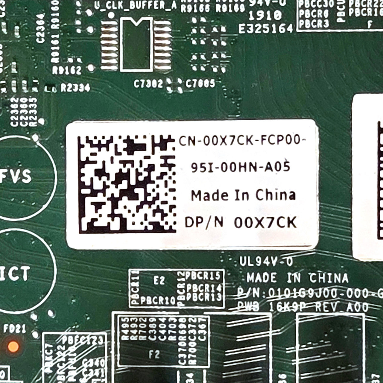 Dell PowerEdge T440 Dual LGA3647 DDR4 Server Motherboard (0X7CK) Used