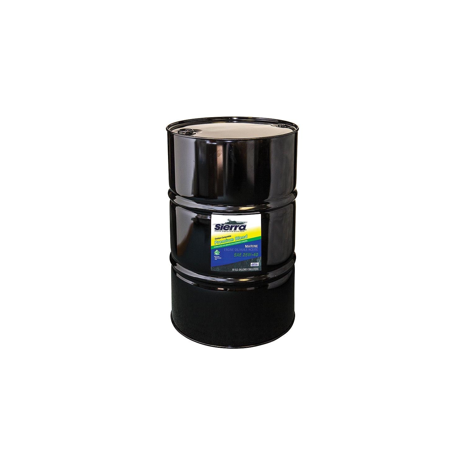 Sierra 9400CAT7 4-Cycle Stern Drive Engine Oil, 25W40 FCW, 55 Gal Drum