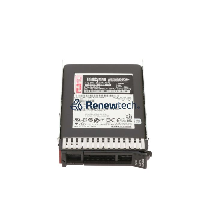 LENOVO 4XB7A17079 - ThinkSystem SFF 5300 3.84TB Read Intensive SATA 6G Hot Swap SSD