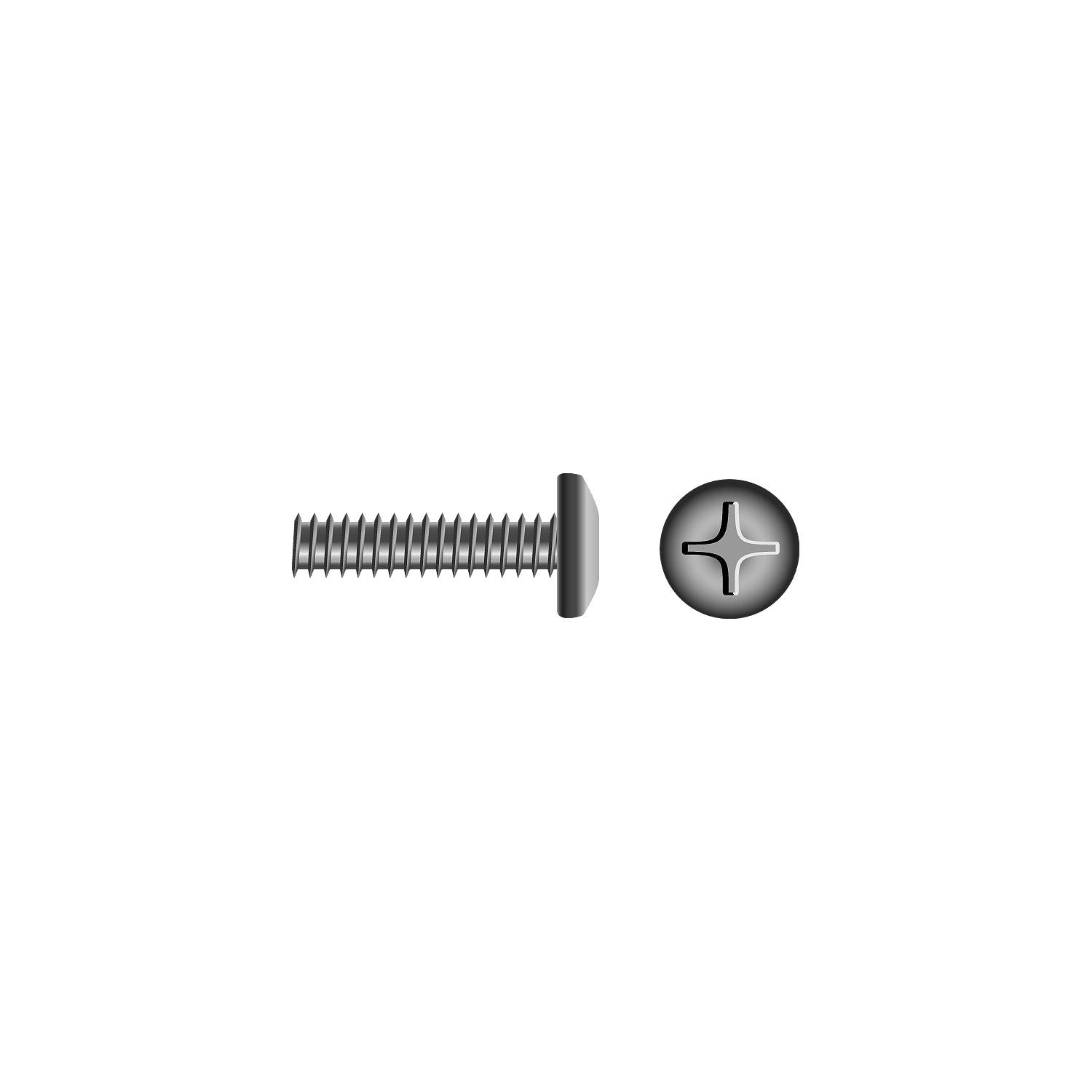 Seachoice SC4820 Phillips Machine Screw Pan Head. 1/4"-20 x 3-1/2"