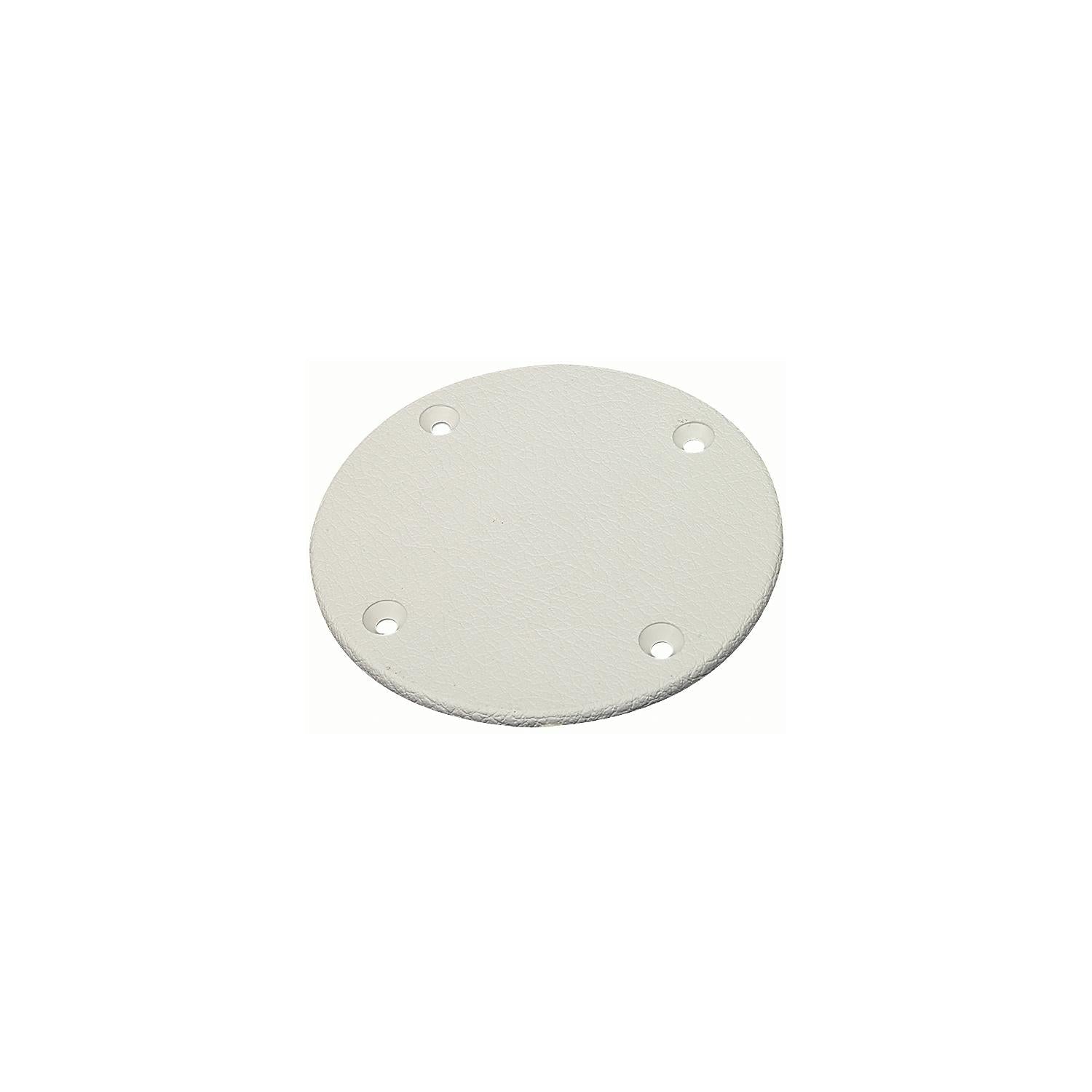 Seachoice 50-39621 Polypropylene Cover Plate Arctic White OD: 4-1/8"
