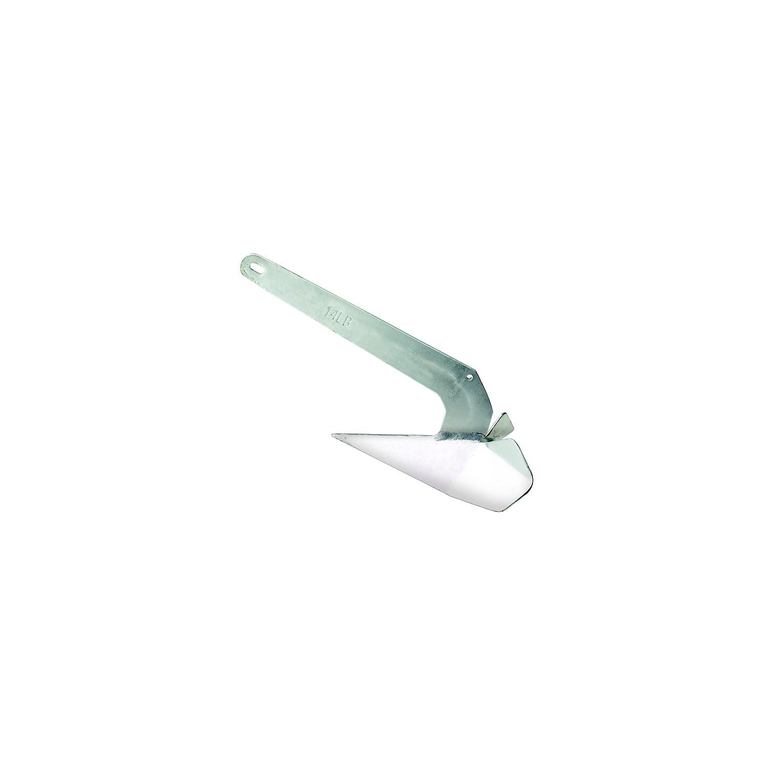 Seachoice 41550 Hot Dipped Galvanized Plow Anchor, 22 lbs.