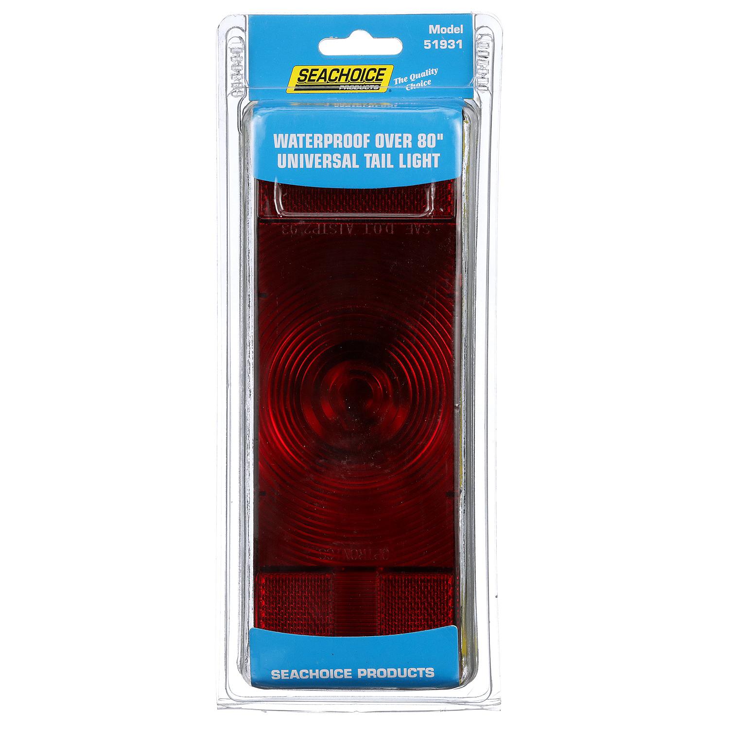 Seachoice ST16RSSCH Waterproof Over 80" Universal Tail Light 7-Function, Passenger Side