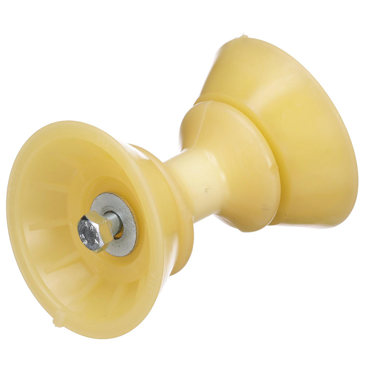 Seachoice 56590 Non-Marking TP Yellow Rubber Bow Roller With Bells 1/2" ID