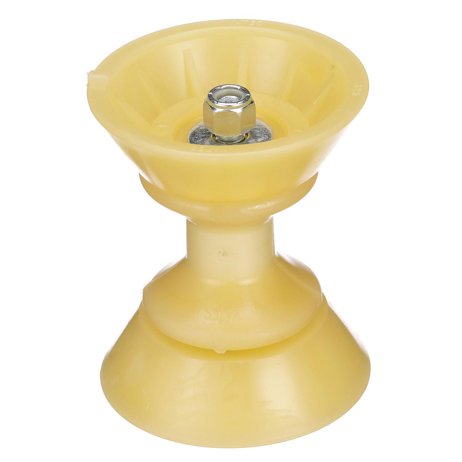 Seachoice 56590 Non-Marking TP Yellow Rubber Bow Roller With Bells 1/2" ID
