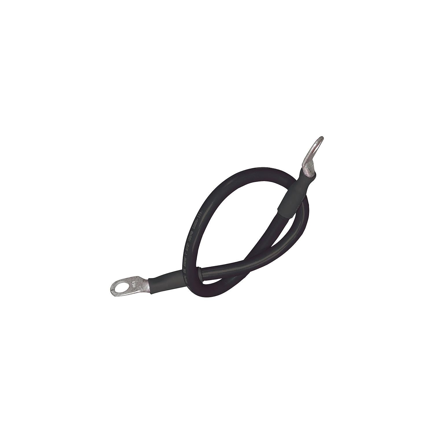 Seachoice 63004 Tinned Copper Battery Assembly, 2 AWG, Black, 6'