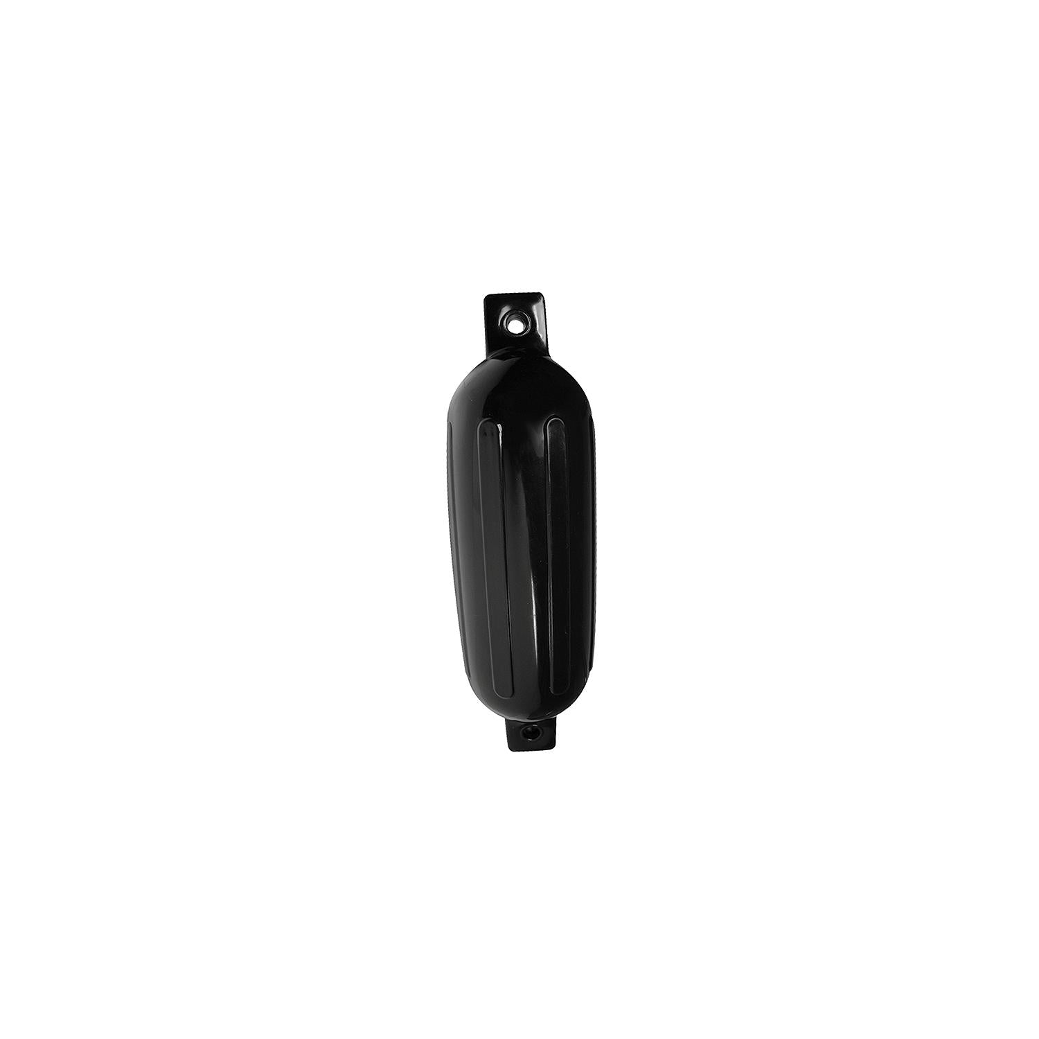 Seachoice DE79236S 79061 Twin Eye Ribbed Fender, Black, 6.5 x 23"