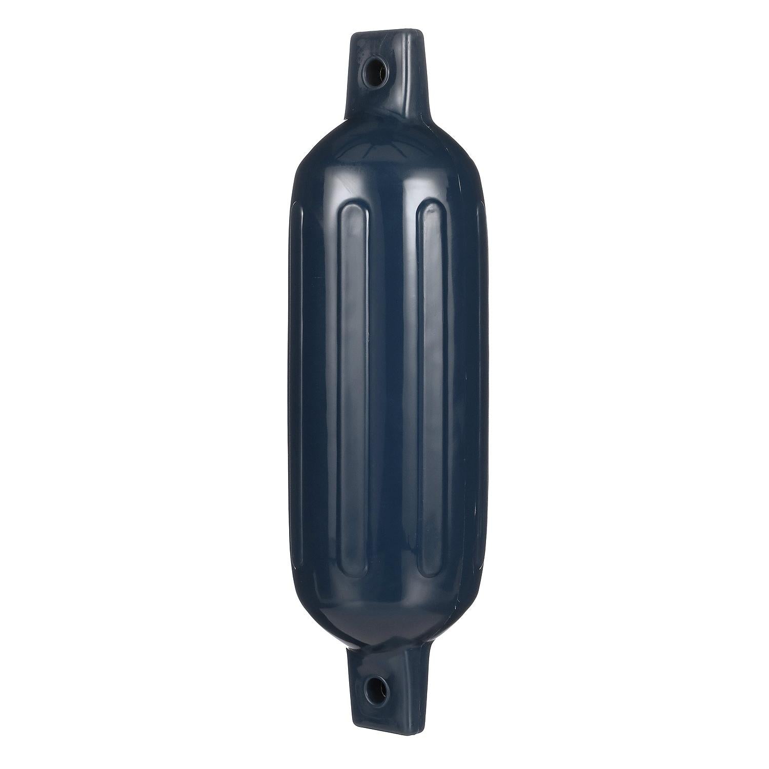 Seachoice DE79232S 79091 Twin Eye Ribbed Fender, Blue, 6.5 x 23"