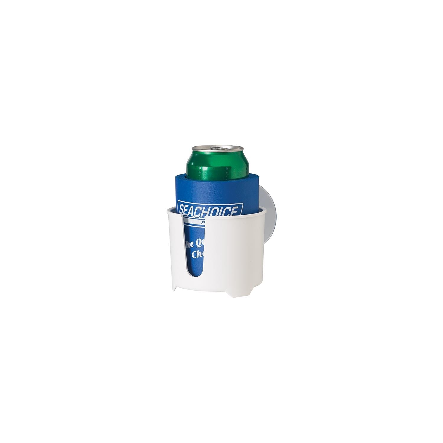 Seachoice 50-79381 White Drink Holder With Large Super Suction Cups