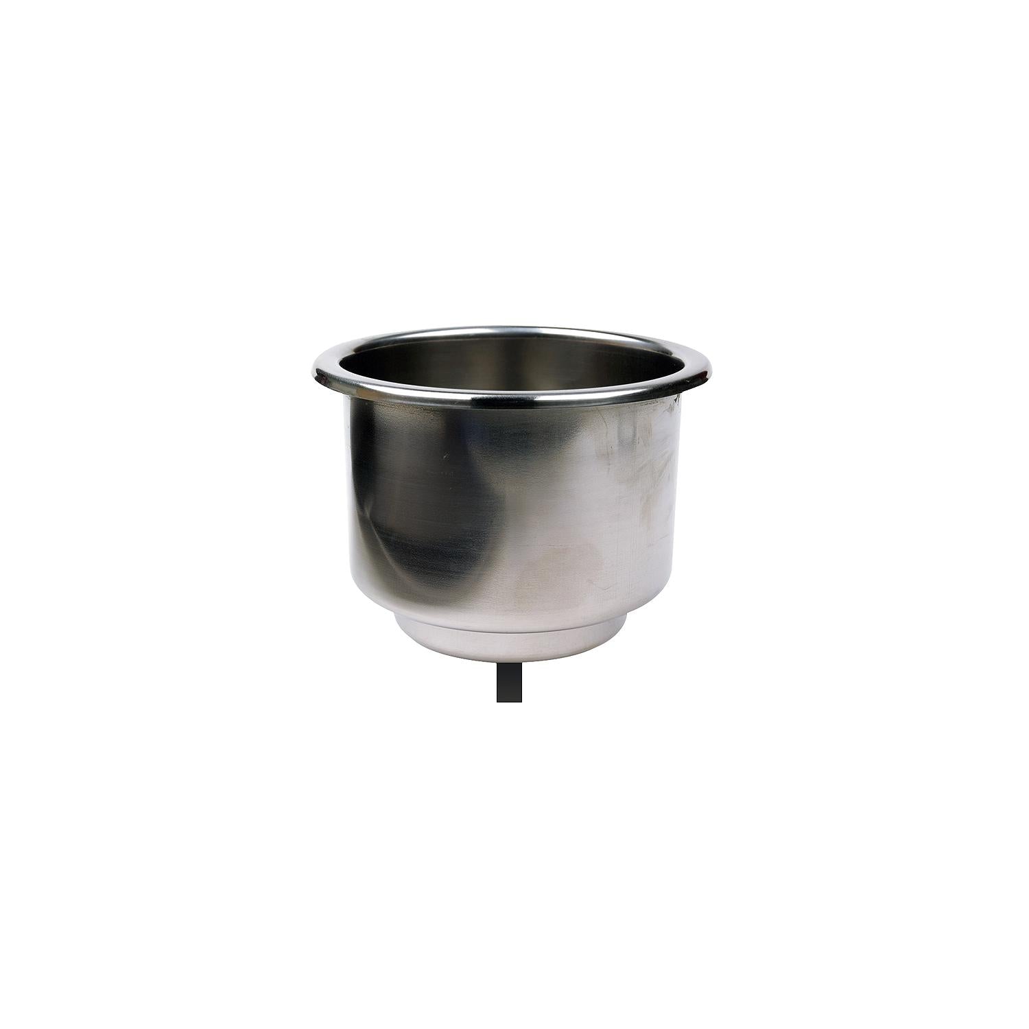 Seachoice 79391 Stainless Steel Recessed Drink Holder With Red LED Light