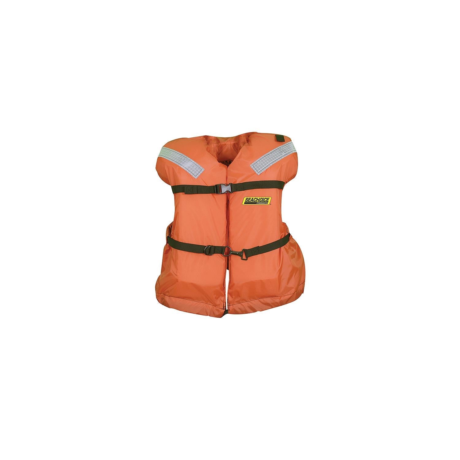 Seachoice 6100-85940-YTH Type I Offshore Jacket w/ Solas Reflective Tape, Child