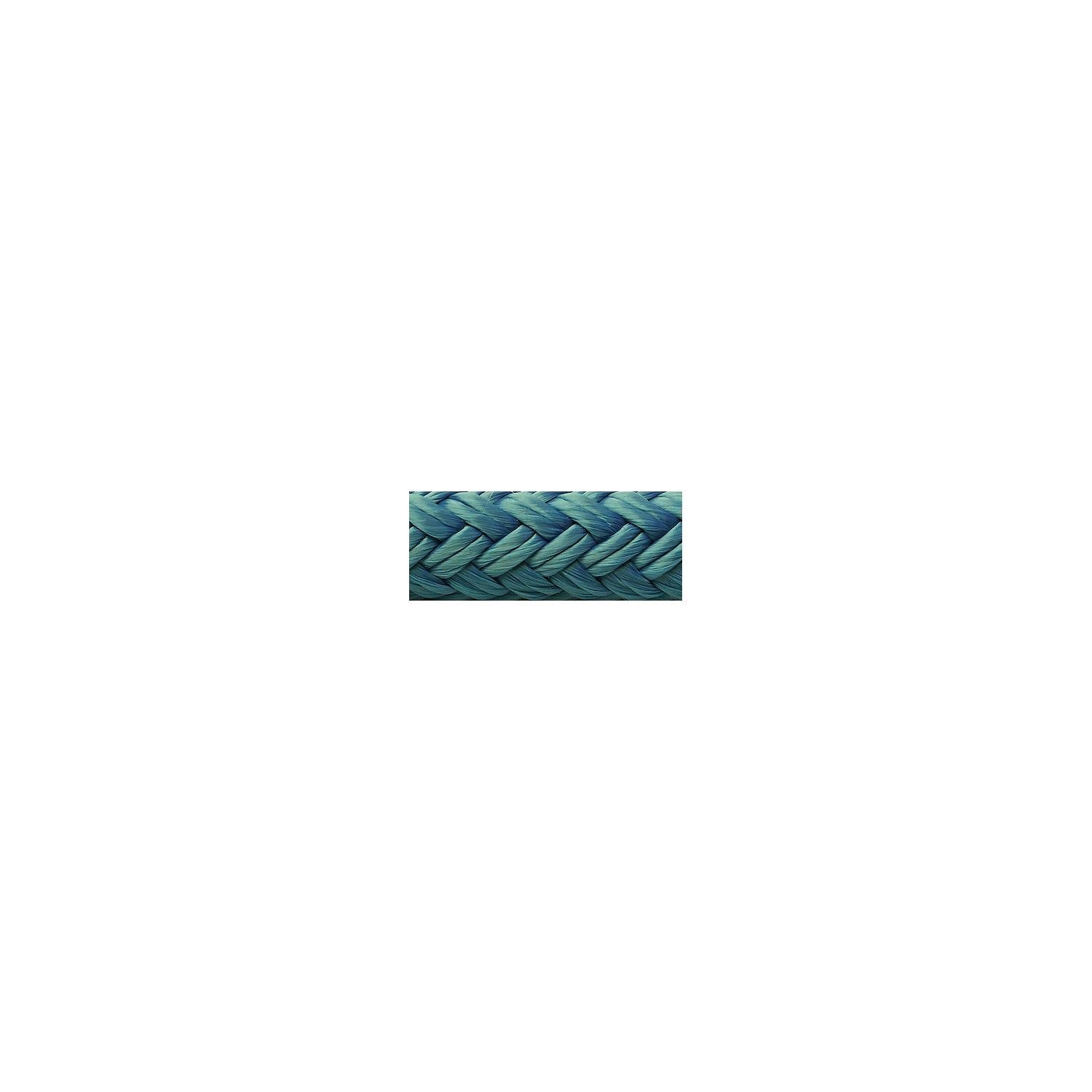 Seachoice Double-Braid Nylon Dock Line w/ Eye Splice, Pre-Shrunk, Heat Stabilized, 3/8 In. X 15 Ft., Blue