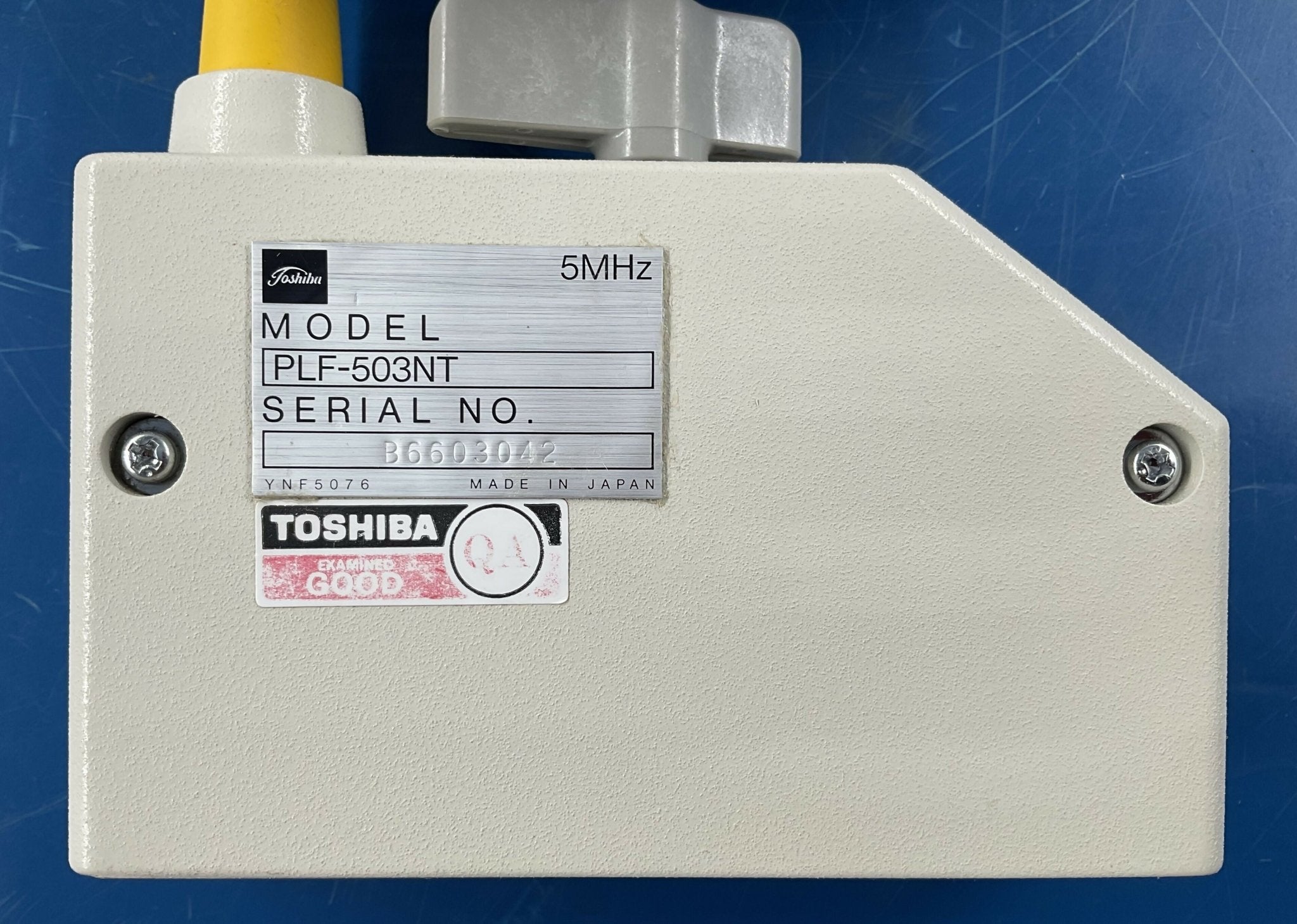 5.0 VASCULAR PROBE (PLF-503NT) TOSHIBA