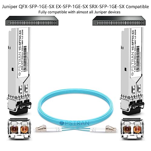 1000BASE-SX SFP Optical Transceiver Module Compatible with HPE Aruba J4858D J4858DCM JL745A Q8N53A ProCurve J4858C J4858B J4858A 850nm 550m DDM Duplex LC MMF 10pcs/Pack|B09MTS8WKP