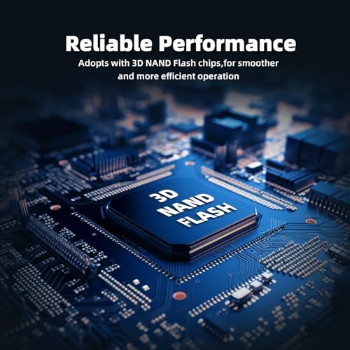 KingSpec SSD 512GB, M.2 NVMe Gen3x4 SSD 2280 - Up to 2400MB/s, Internal Solid State Drive with 3D NAND Flash, Compatible with Desktop and Laptop