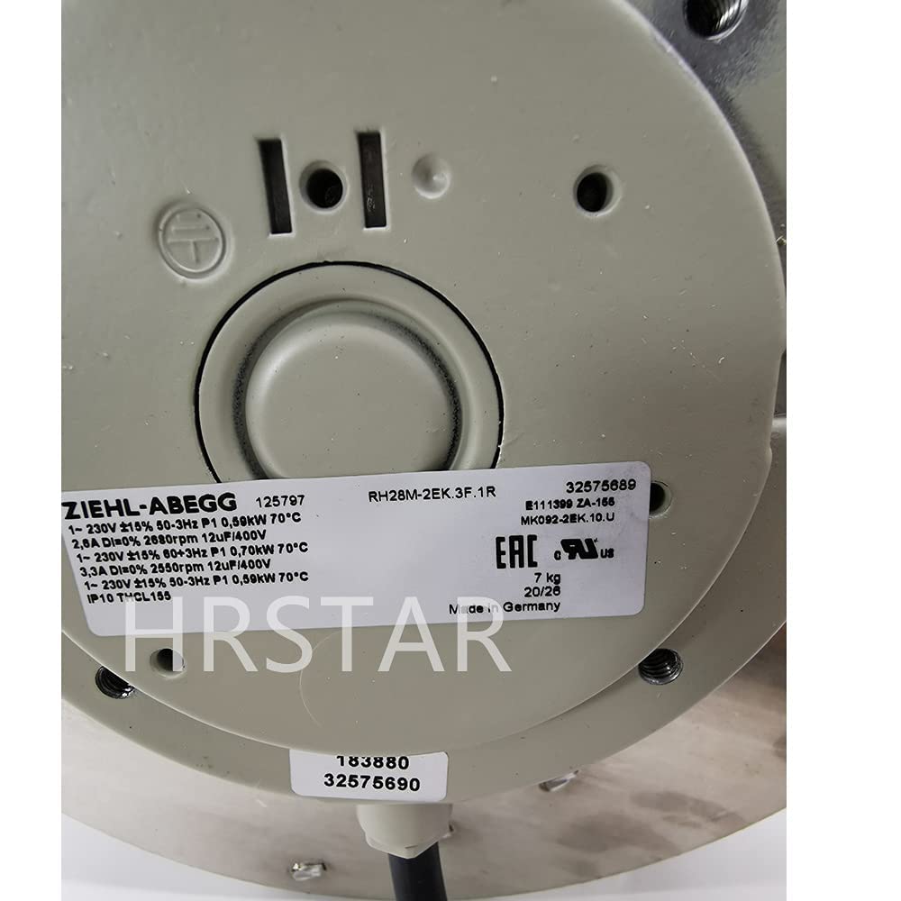 ZIEHL-ABEGG RH28M-2EK.3F.1R Fan for Siemens Servo Motor Cooling Fan 6SY7000-0AE32/6SY7000-0AB68