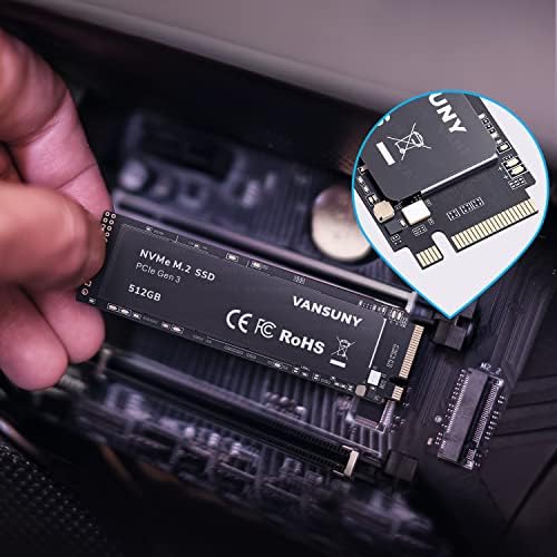 512GB NVMe M.2 Internal Solid State Drive PCIe 3.0 TLC M.2 SSD 3D NAND 2280 Speed up to 3400/2900MB/s Internal Solid State Hard Drive PCIe SSD