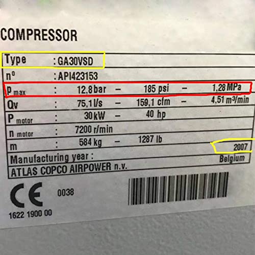 1900070008 Computer Controller Panel for Atlas Copco Compressor Replacement 1900-0700-08