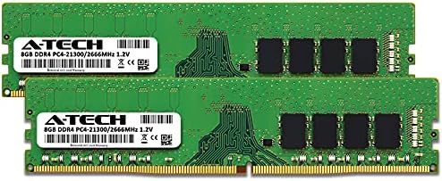 A-Tech 64GB (2x32GB) DDR4 2666 MHz UDIMM PC4-21300 (PC4-2666V) CL19 DIMM 2Rx8 Non-ECC Desktop RAM Memory Modules|B08X677MNF