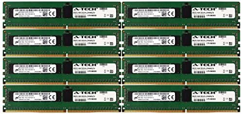 A-Tech Micron IC DDR4 24GB Kit 3X 8GB 1Rx4 PC4-17000 2133MHz for Dell PowerEdge R730xd R730 R630 T630 R430 R530 C4130 H8PGNC Memory RAM