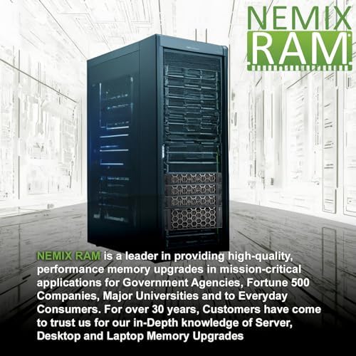 NEMIX RAM 128GB (4X32GB DDR4 2666MHZ PC4-21300 2Rx4 1.2V CL19 288-PIN ECC RDIMM Registered Server Memory KIT