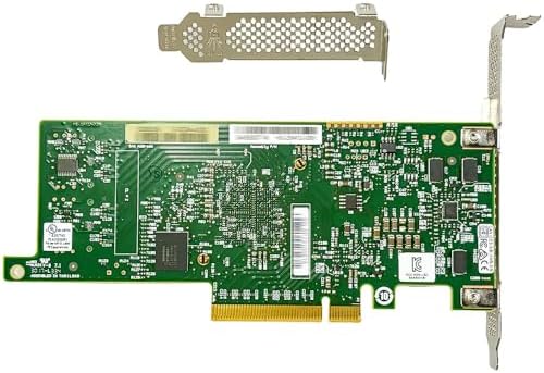 SAS HBA Card Compatible with LSI 9207-8i IT Mode PCIe SATA Expansion Card, 8-Port 6Gbps PCIe 3.0, Expander Support, HBA Controller with 2X SFF-8087 to 4X 8482 SAS Cables for TrueNAS unRAID NAS|B0FYX36YJN