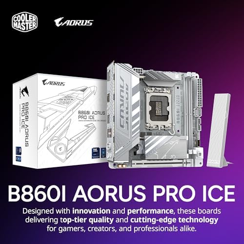 Cooler Master NR2 Pro Mini ITX – Intel Ultra 7 265F 2.4GHz (5.3 GHz Turbo) | Gigabyte RTX 5070 12GB & B860I AORUS PRO ICE| 32GB DDR5 6000MHz | 2TB Gen4 M.2 | WiFi | Windows 11 | 280mm AIO Gaming PC|B0F7PWDM9L
