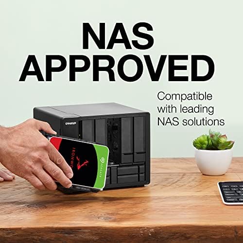 Seagate IronWolf 8TB NAS Internal Hard Drive HDD – 3.5 Inch SATA 6Gb/s 7200 RPM 256MB Cache for RAID Network Attached Storage – Frustration Free Packaging (ST8000VNZ04/N004