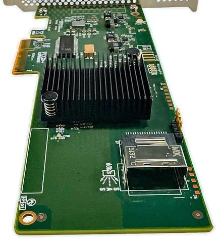 SAS HBA Card Compatible with LSI 9211-4I IT Mode PCIe SATA Expansion Card, SAS Expander Support, 4-Port 6Gb/s, PCIe 2.0, with SFF-8087 to 4X SATA Cables for NAS ZFS TrueNAS unRAID|B0FYWZMVL1