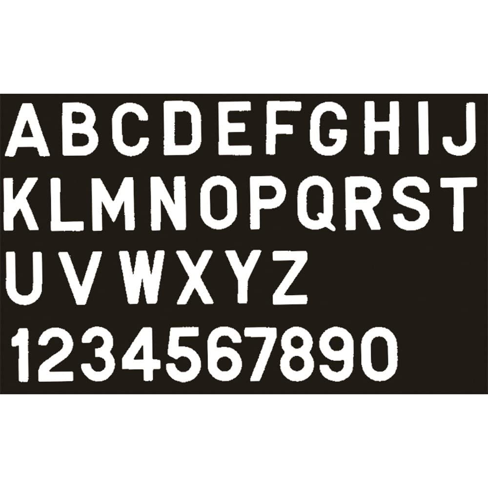 Seachoice 3" Gothic Letters Pack of 10