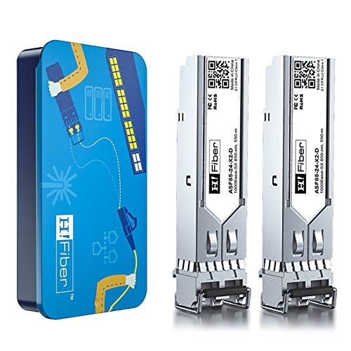 H!Fiber.com 4 Pack 10Gb SFP+ RJ45 Module, 10Gbase-T Ethernet SFP+ Copper Transceiver Support 10G/5G/2.5G/1.25G, Compatible with Cisco SFP-10G-T-S, Ubiquiti UF-RJ45-10G, UniFi, TP-Link, MikroTik, 30m|B0DN6TBR6L