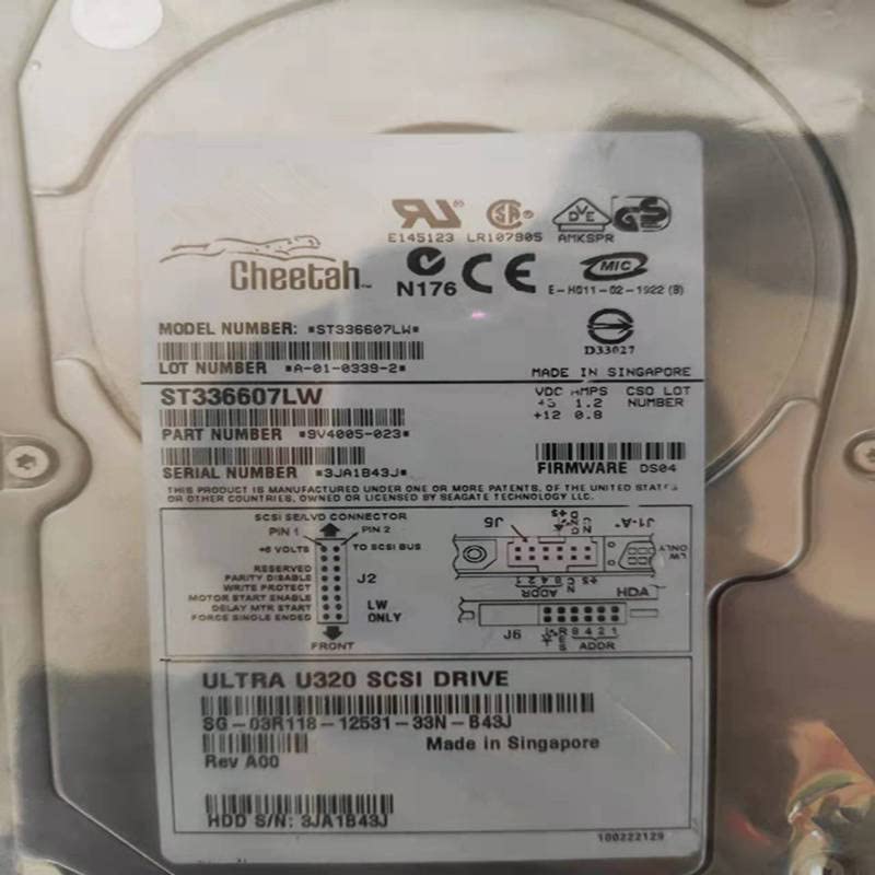 Almost U320 36GB 3.5" SCSI Hard Drive 68Pin 8MB Cache 10000RPM Internal Server Storage