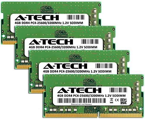 A-Tech 16GB DDR4 3200 MHz SODIMM PC4-25600 (PC4-3200AA) CL22 Non-ECC Laptop RAM Memory Module|B08KTSCYS6