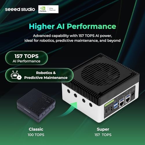 reComputer Super J4012 - Advanced Edge AI Computer with NVIDIA Jetson Orin NX 16GB