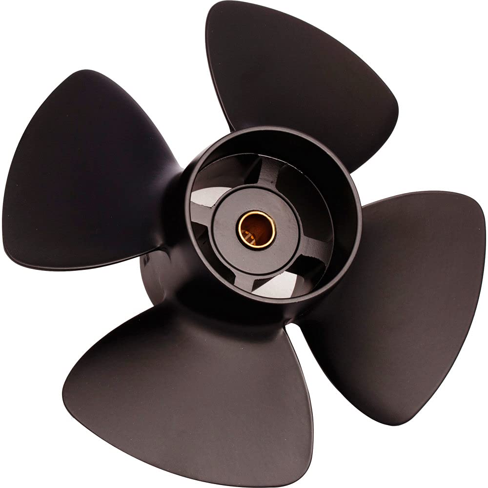 Solas Propeller 5013-087-05 Solas Amita 4 Aluminum 4-Blade Propeller for Nissan, & Tohatsu