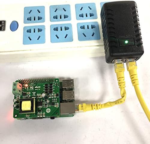 Gigabit 48V 30watt PoE Injector Adapter Power Over Ethernet 802.3at af 1000Mbps|B07MJVYB32