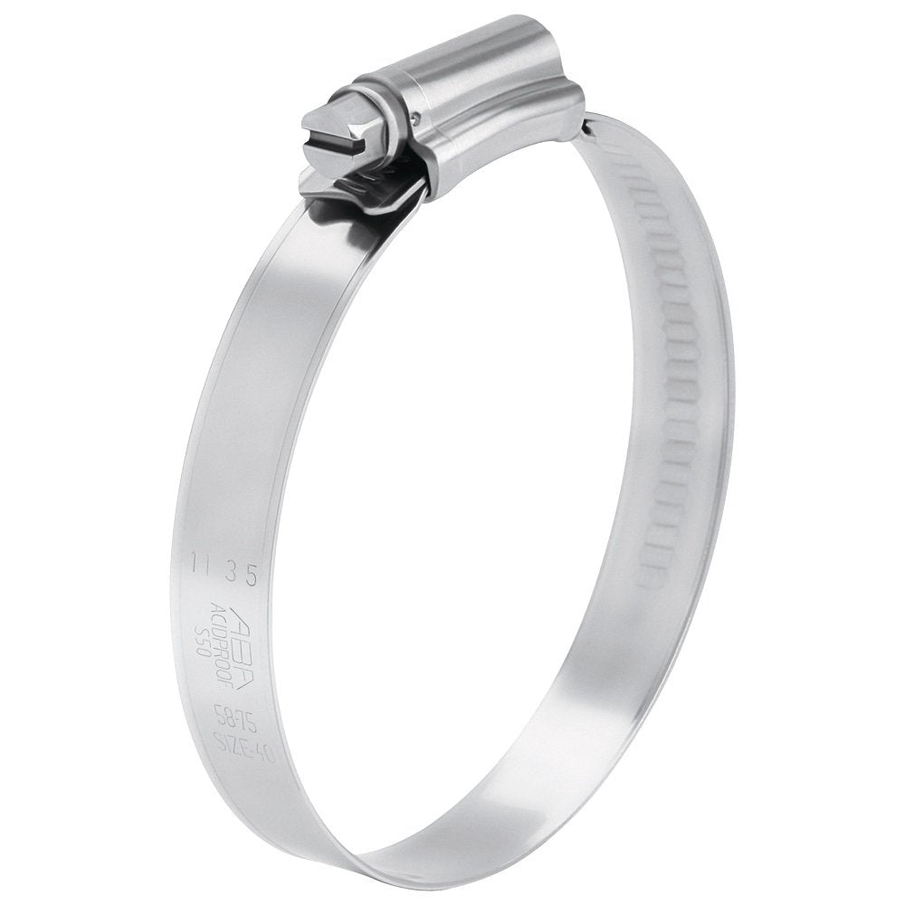 Scandvik 13694 ABA SS Hose Clamps, #52, 10 Pack