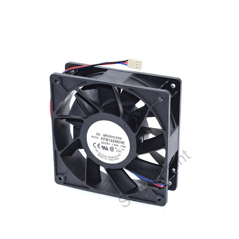 FFB1224EHE-F00 EBMPAPST DC 24V 1.50A 12038 12cm 120mm 3-Wire Server Square Strong Wind Cooling Fan