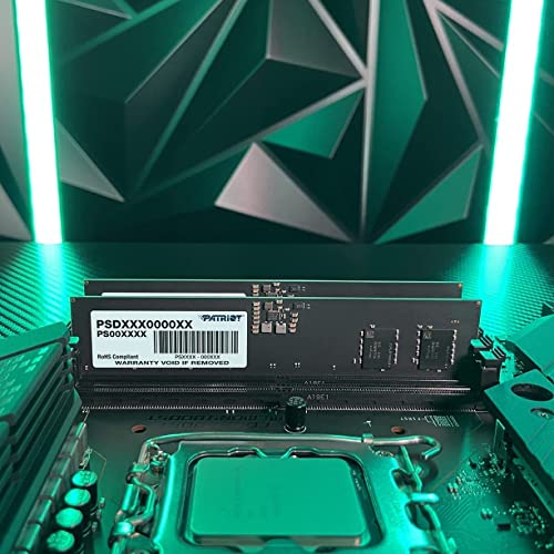 Patriot Memory Signature DDR5 RAM 16GB (2X8GB 5600MHz CL46 UDIMM Desktop Memory Kit - PSD532G5600K
