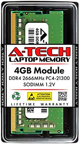 A-Tech 32GB (2x16GB DDR4 2666MHz PC4-21300 (PC4-2666V CL19 SODIMM 1.2V 260-Pin Non-ECC SO-DIMM Laptop Notebook RAM Memory Modules