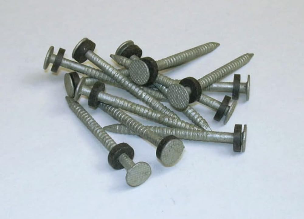 Taylor Made Products 96028 Taylor Galvanized #6 Nails w/Washers 1/8# 12/Cd