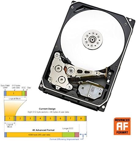 HGST Ultrastar He8 | HUH728080ALE600 | 0F23267 | 8TB 7200 RPM 128MB Cache SATA 6.0Gb/s 3.5" Inch | 512e | Instant Secure Erase | Helium Platform Hard Disk Drive HDD|B018G0TBK0