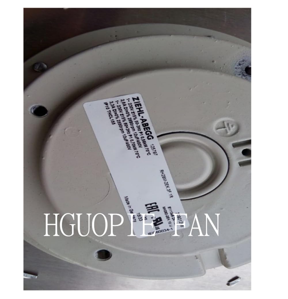 HGUOPIE for ZIEHL-ABEGG RH28M-2EK.3F.1R Centrifugal Fan for Siemens Inverter 6SY7000-0AE32