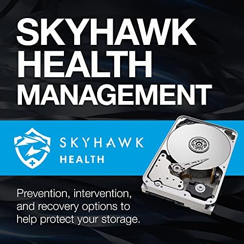 Seagate Skyhawk AI 16TB Video Internal Hard Drive HDD – 3.5 Inch SATA 6Gb/s 512MB Cache for DVR NVR Security Camera System with Drive Health Management and in-House Rescue Services (ST16000VE004)|B0DG3JB7G5