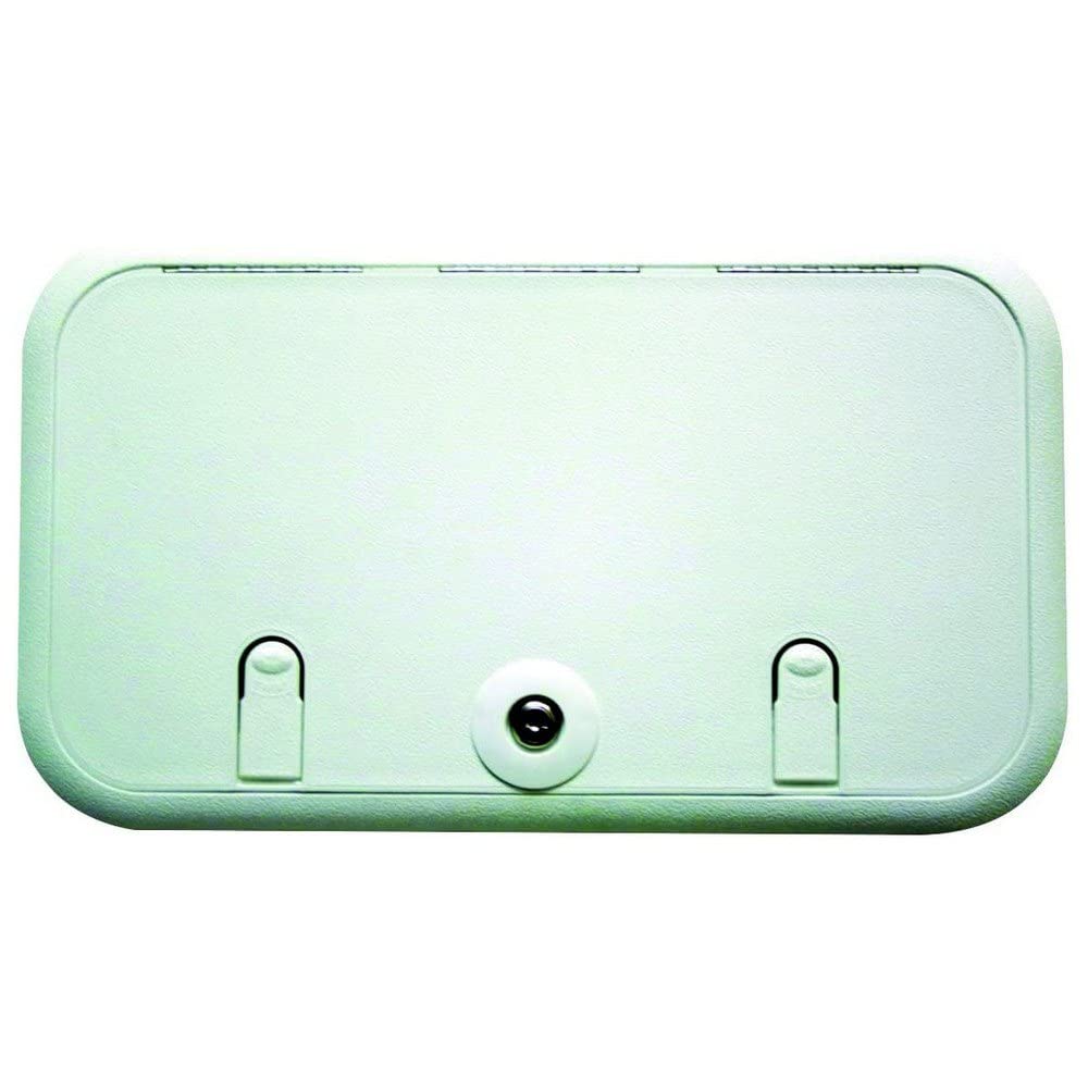 TH Marine HDSL-1324-2-DP Designer Series Access Hatches Locking, 12-7/8" x 23-3/4" White